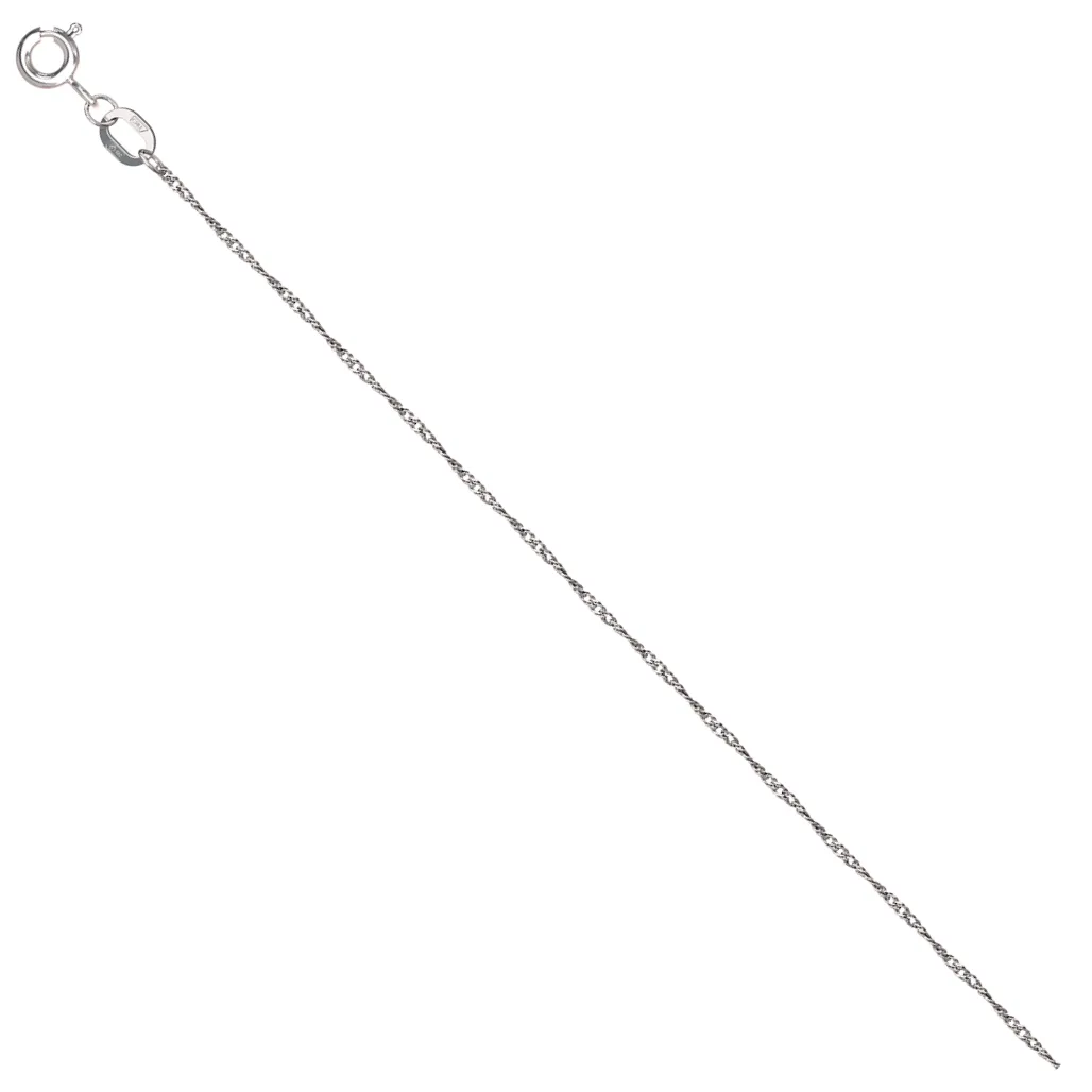 Platinum 950 Singapore Chain Necklace