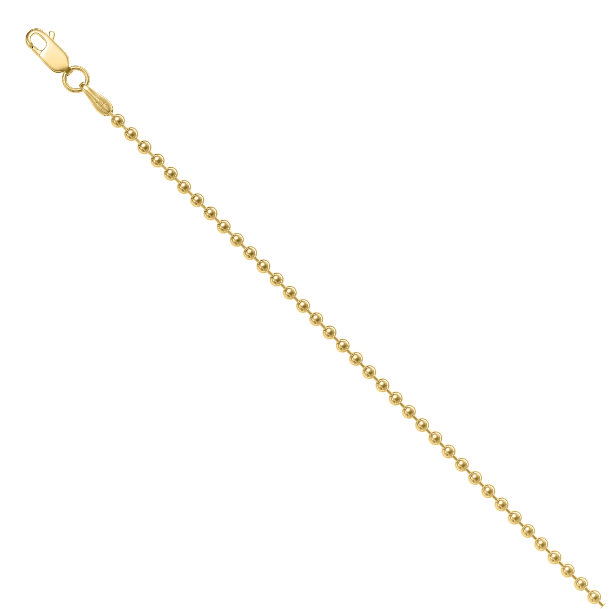 Bead Ball Bracelet 14CT Gold Vermeil on Sterling Silver 925