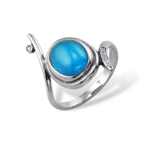 Laura Oval Cabochon Ring Onlyway Jewelry