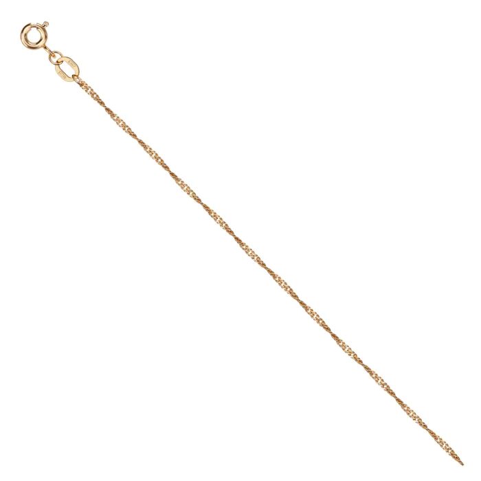Singapore Bracelet 14ct Gold — 0.25 mm