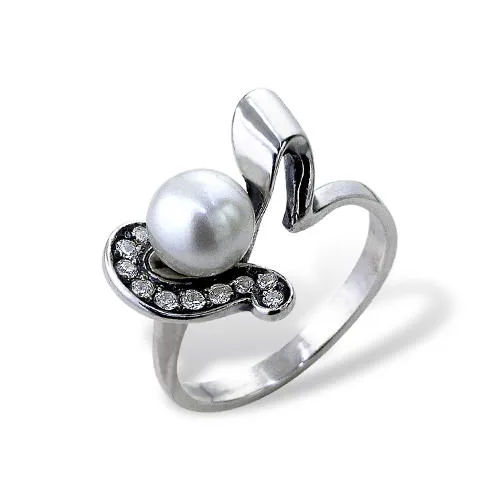 Forever Pearl Ring 925 Sterling Silver