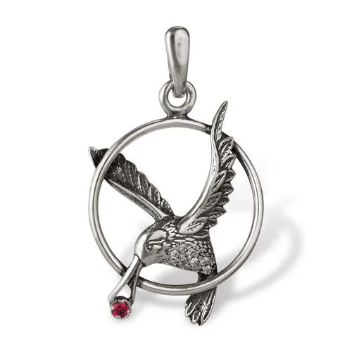 Hummingbird 925 Sterling Silver Pendant