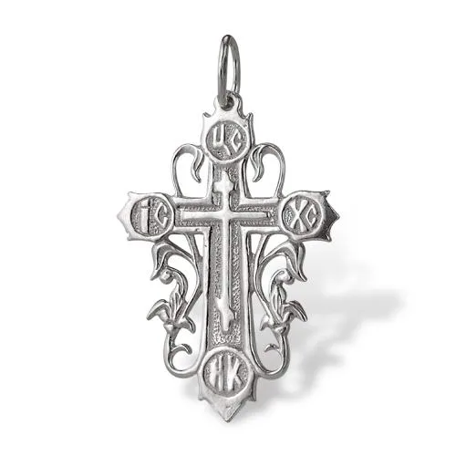 Sterling Silver Religious Cross Pendant